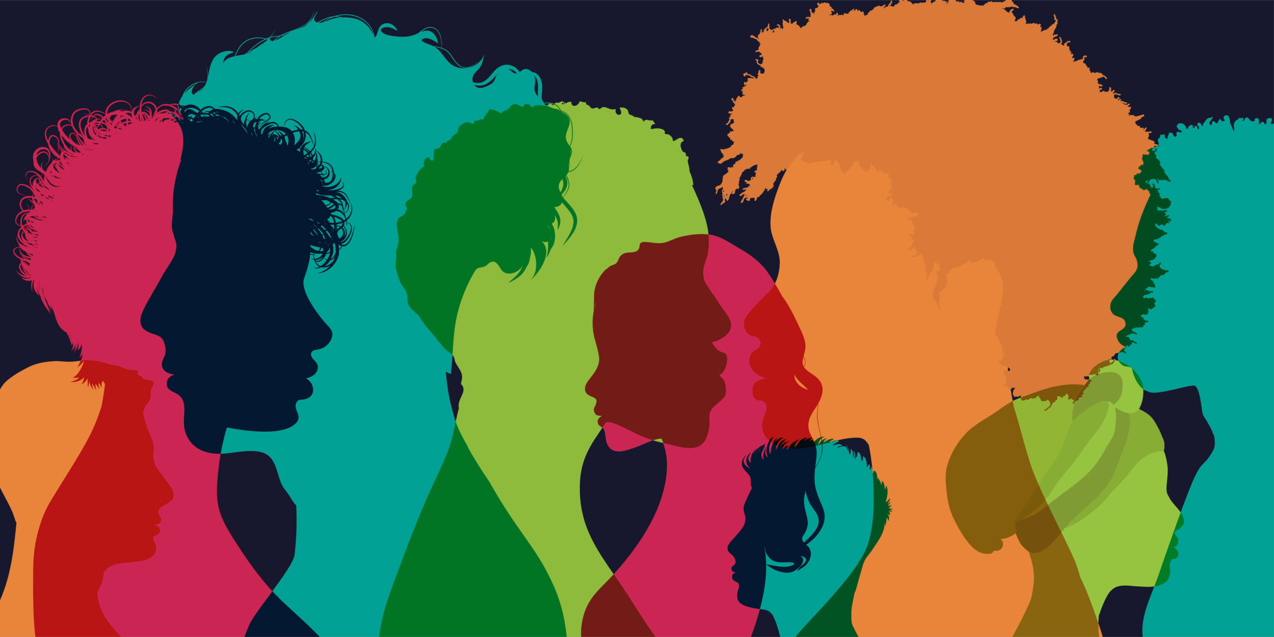 Abstract illustration of people